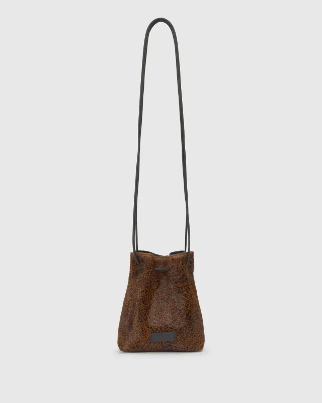Castaner B. Simone 310 bucket bag luipaard leer
