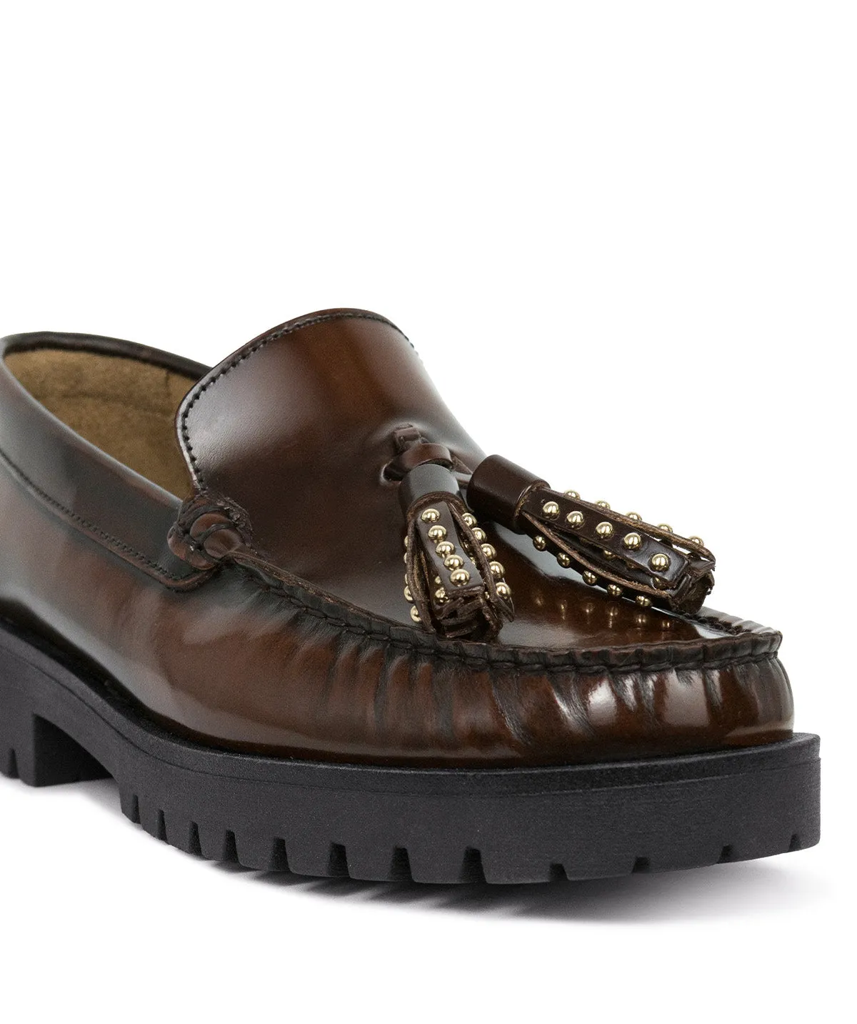 Finsbury Ariane loafers bruin leer