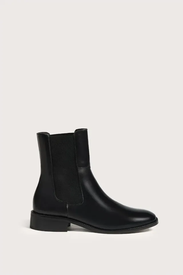 Bryan Stepwise Fleur Chelsea boots zwart leer