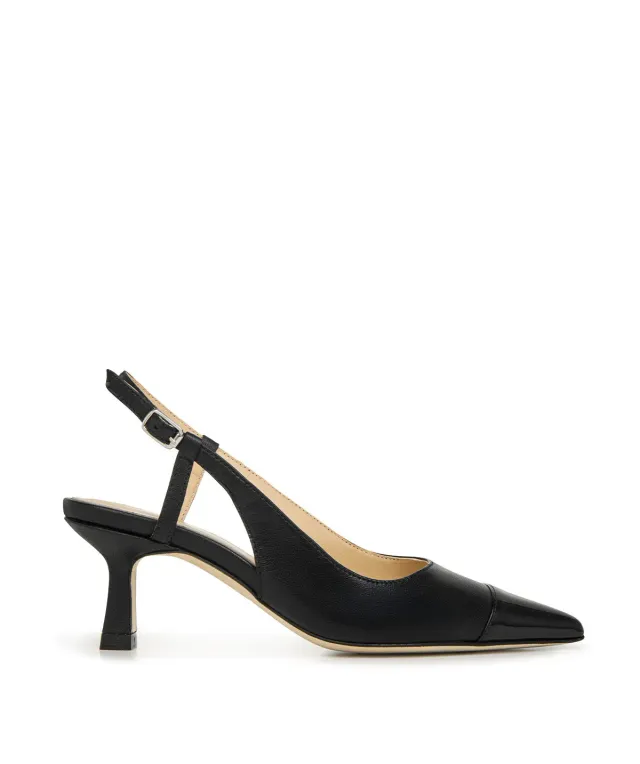 Finsbury Capri pumps zwart leer met foamzool