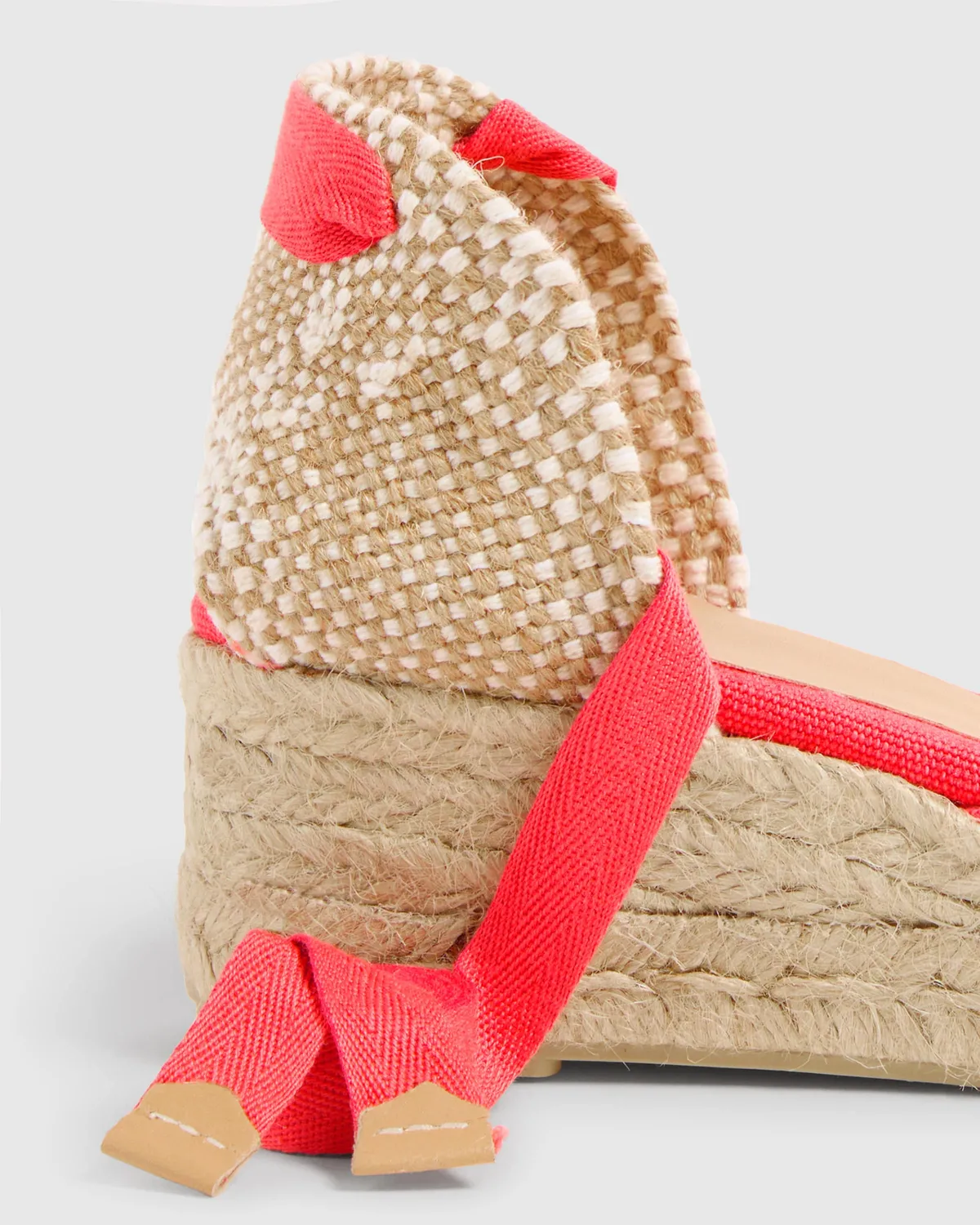 Castañer CARINA/3/002 espadrilles rood canvas