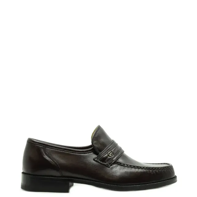Donelli 756 bordeaux leren instappers heren