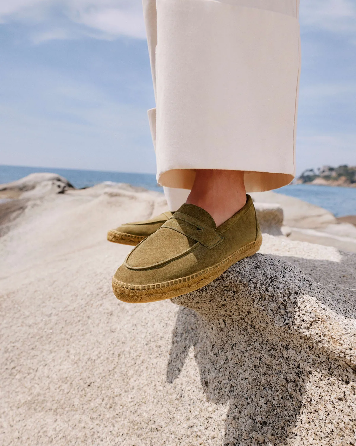 Castaner Nacho T/186 espadrilles bosgroen suède heren