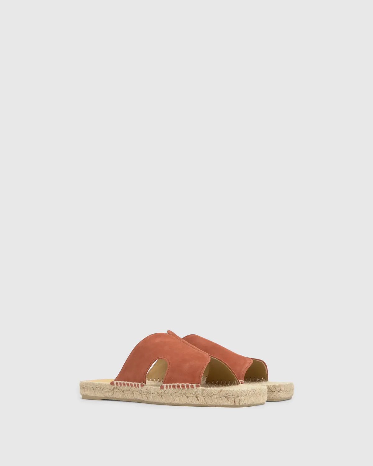 Castaner Priya 007 platte sandaal Marsala suède