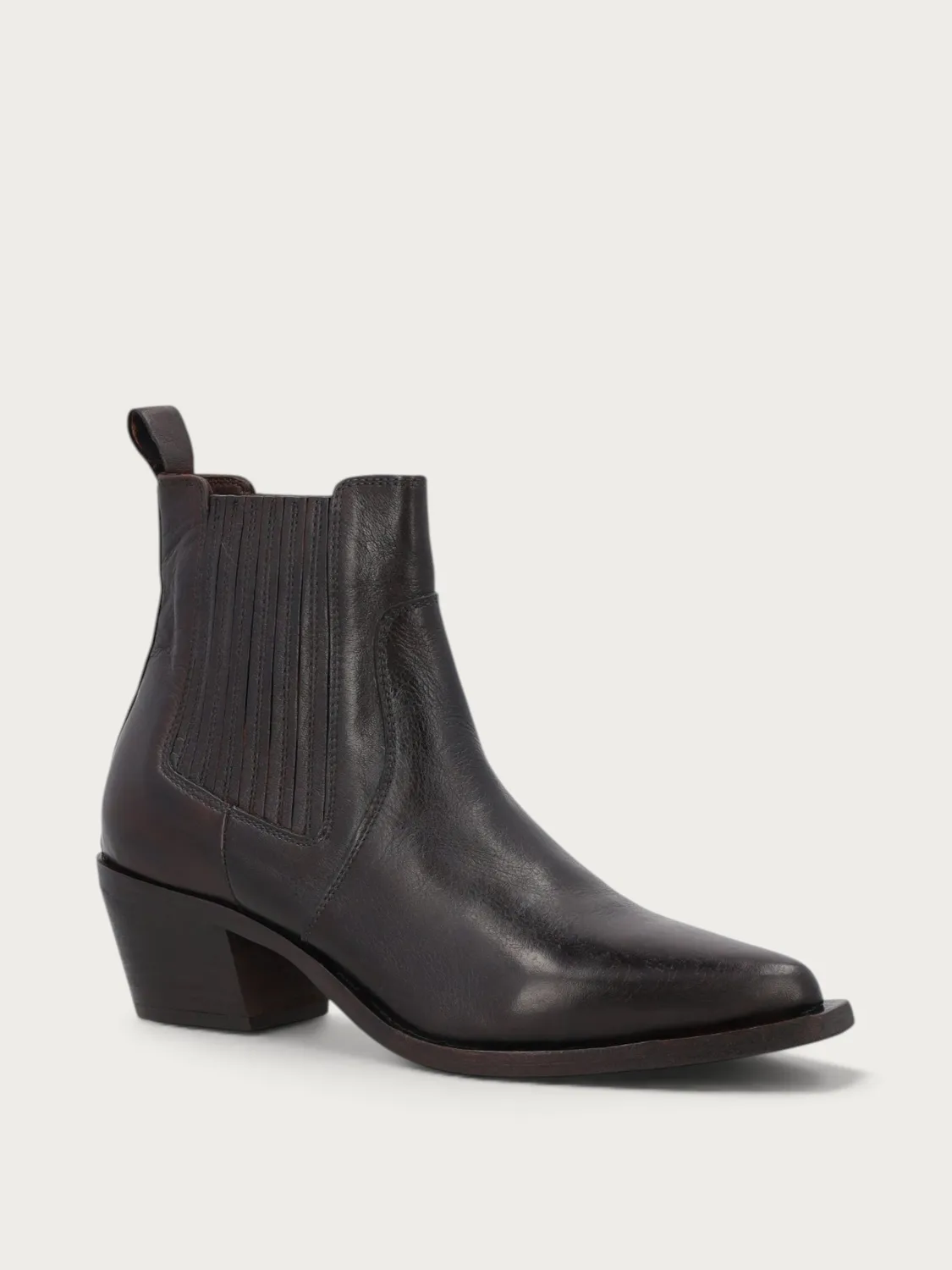 Frau FX dames texan boots bruin leer
