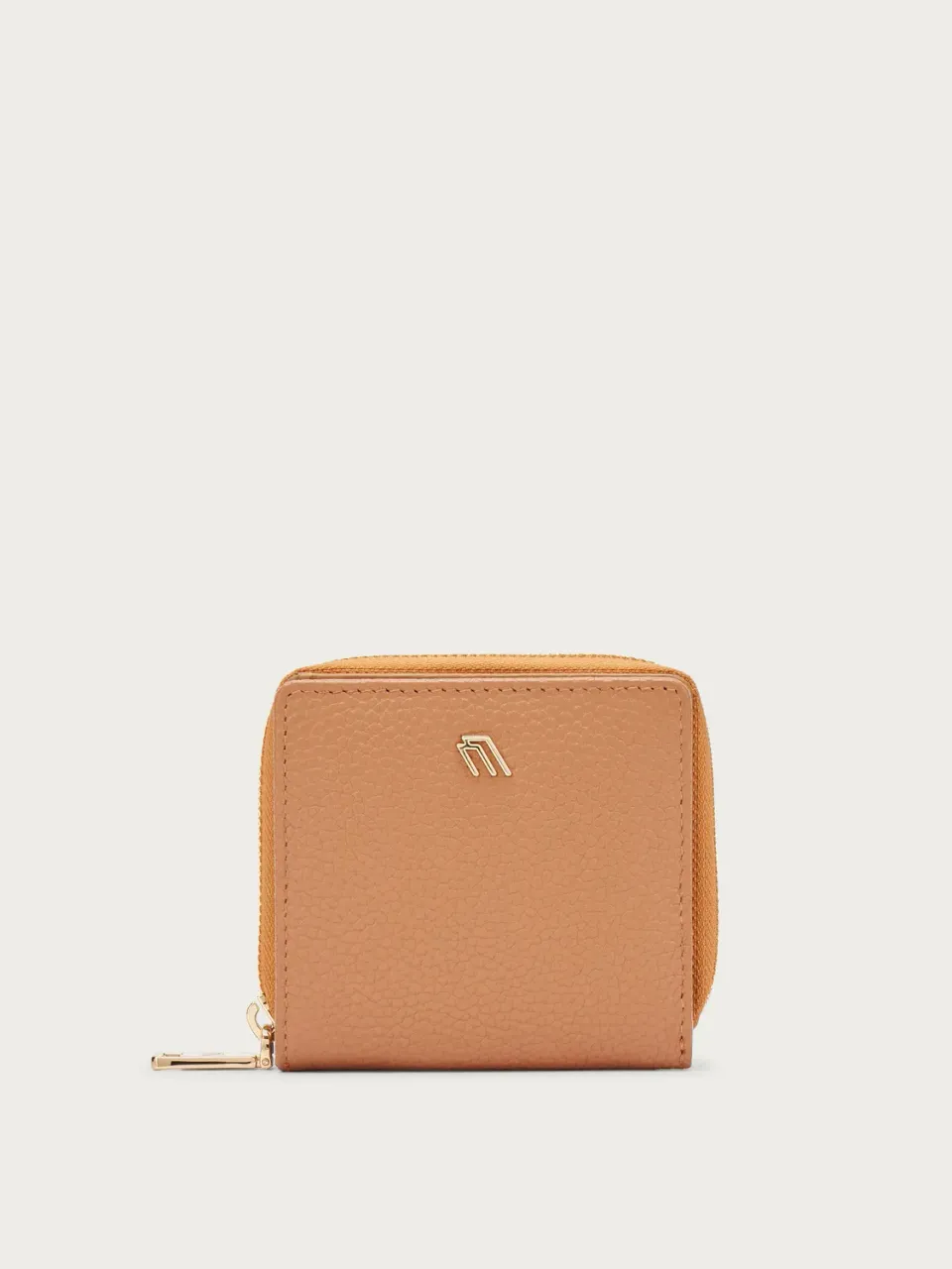 Frau Mini handtas bruin genervd leer