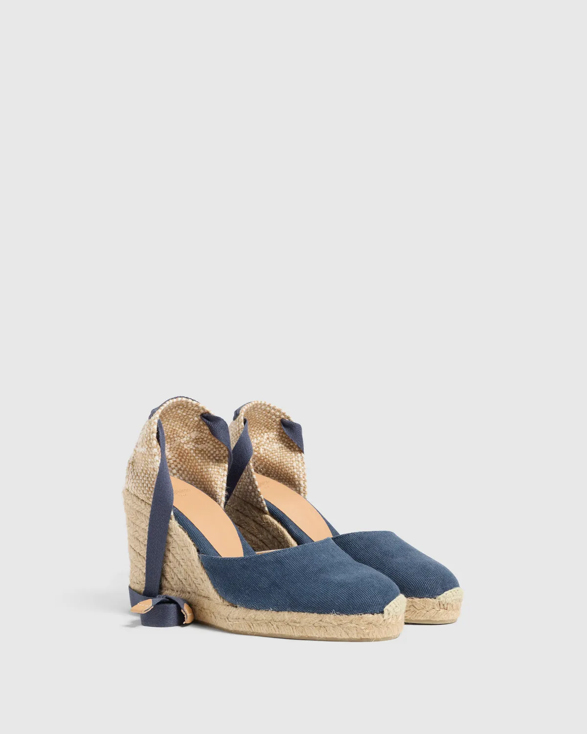 Castaner Carina 8/002 espadrilles donkerblauw canvas 9 cm