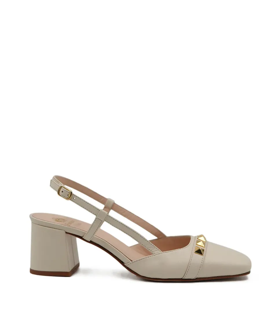 Finsbury Elisa pumps beige 4 cm blokhak