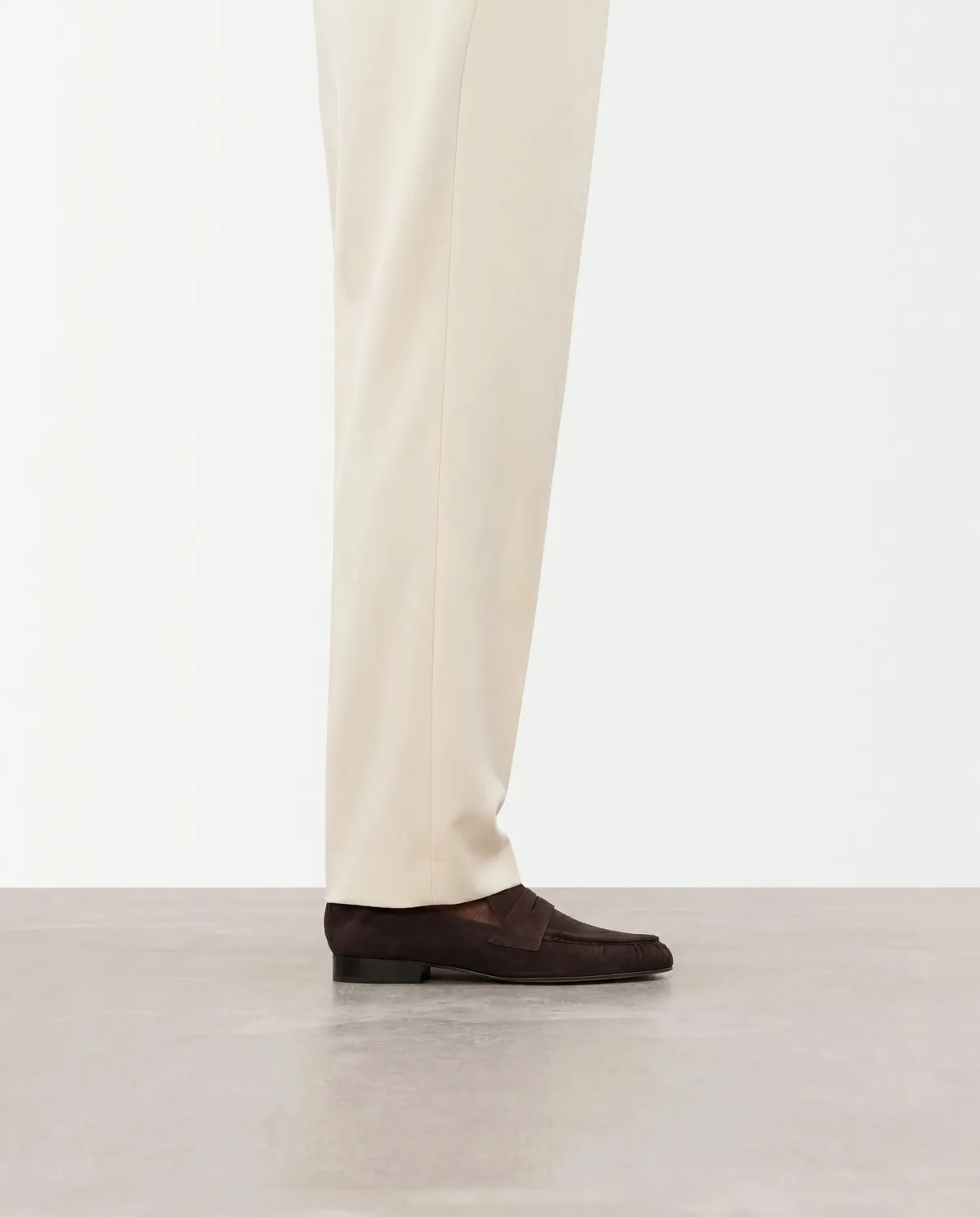 Flattered Samoa loafers chocolade suède
