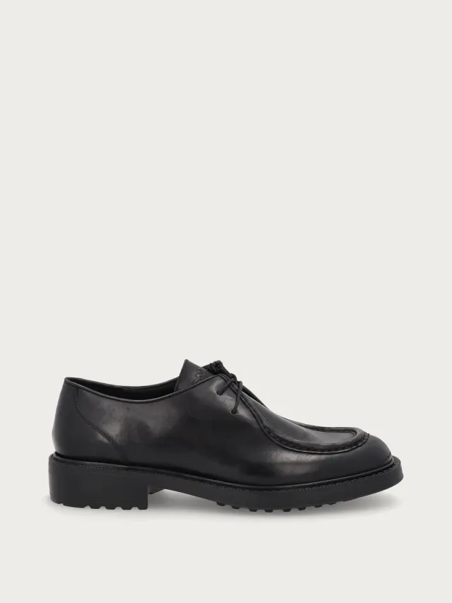 Frau Signature derby schoenen kalfsleer zwart