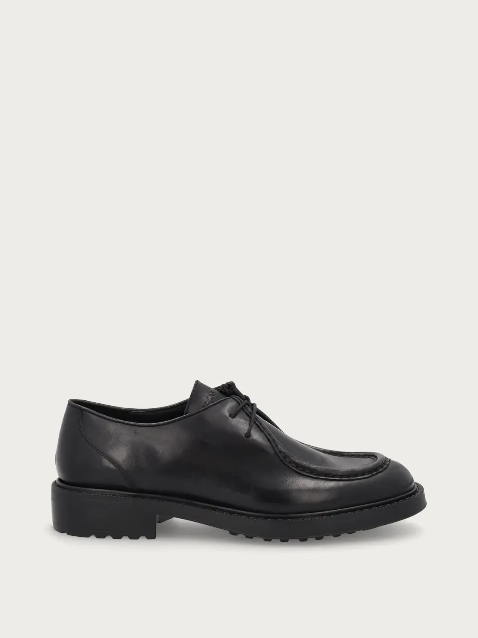 Frau Signature derby schoenen kalfsleer zwart