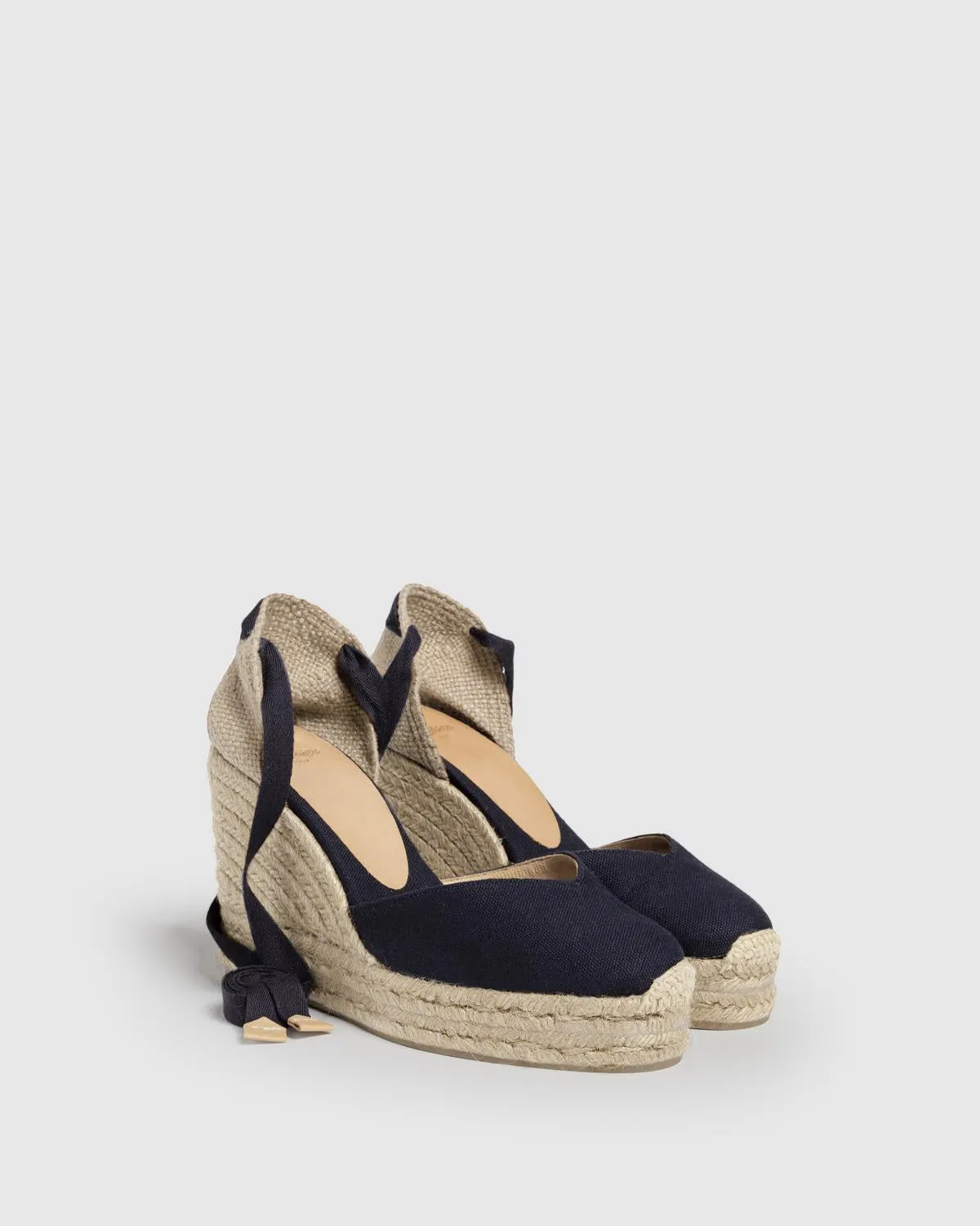 Castaner Chiara 8ED/001 espadrilles marine canvas 11 cm