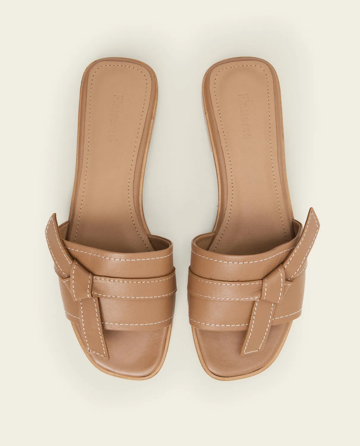 Flattered My sandalen cognac leer maat 35-42