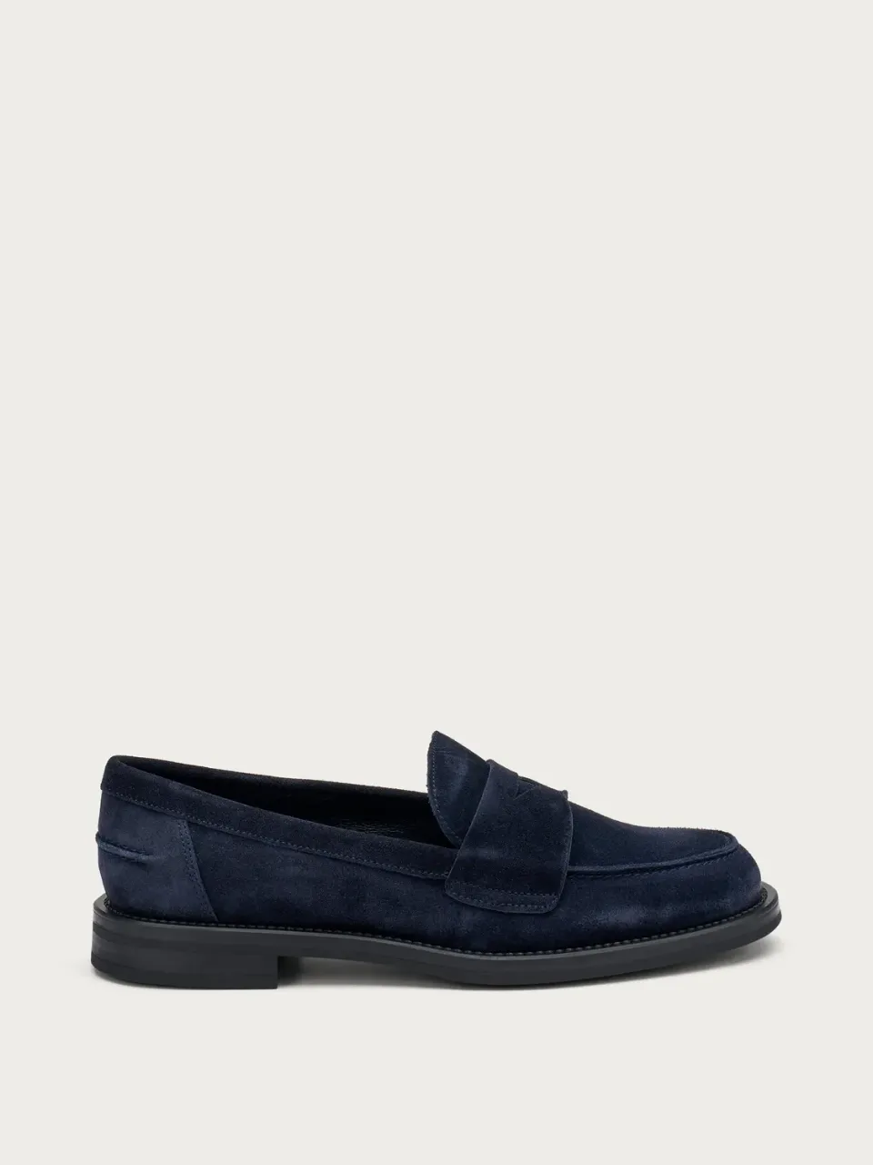 Frau Verona classic loafers blauw suède dames