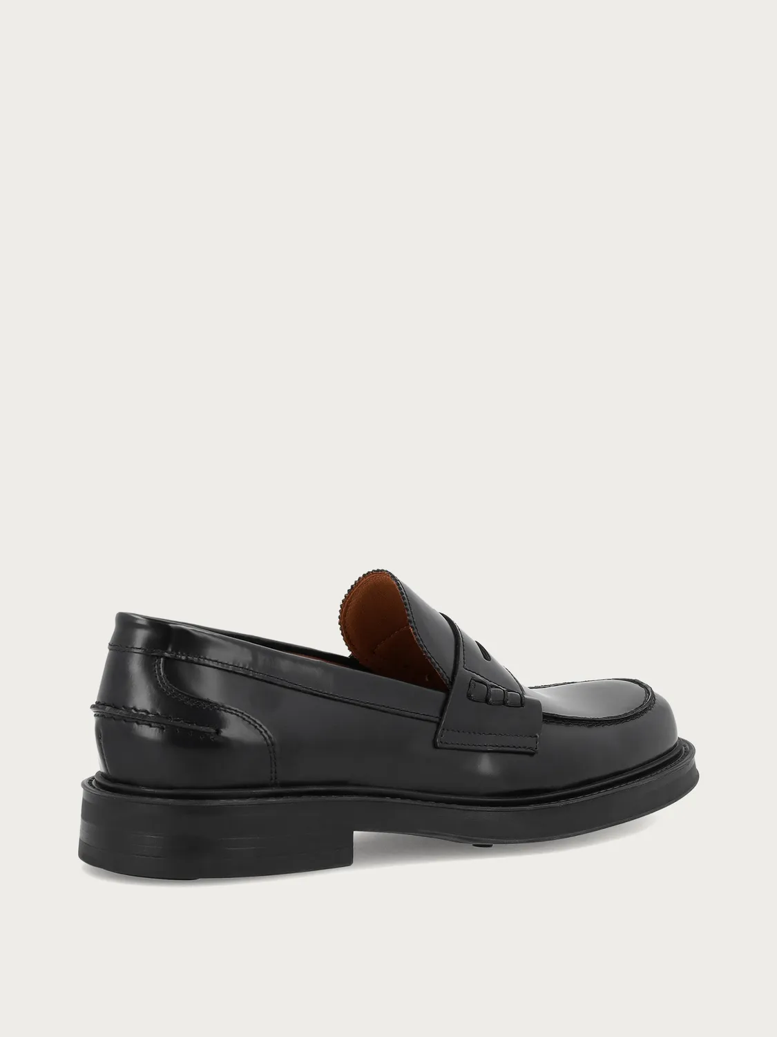 Frau Verona varsity loafers zwart gepolijst leer