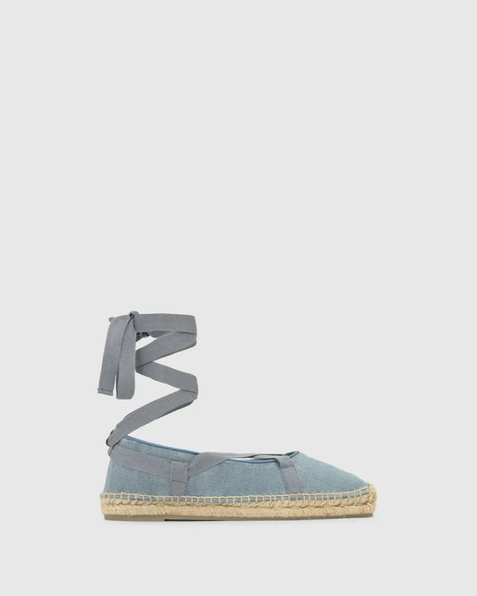 Castaner Petunia V 002 espadrille aqua canvas