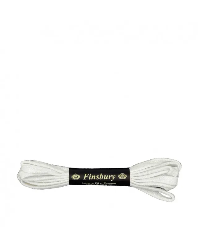 Finsbury Sneaker veters wit 120 cm katoen