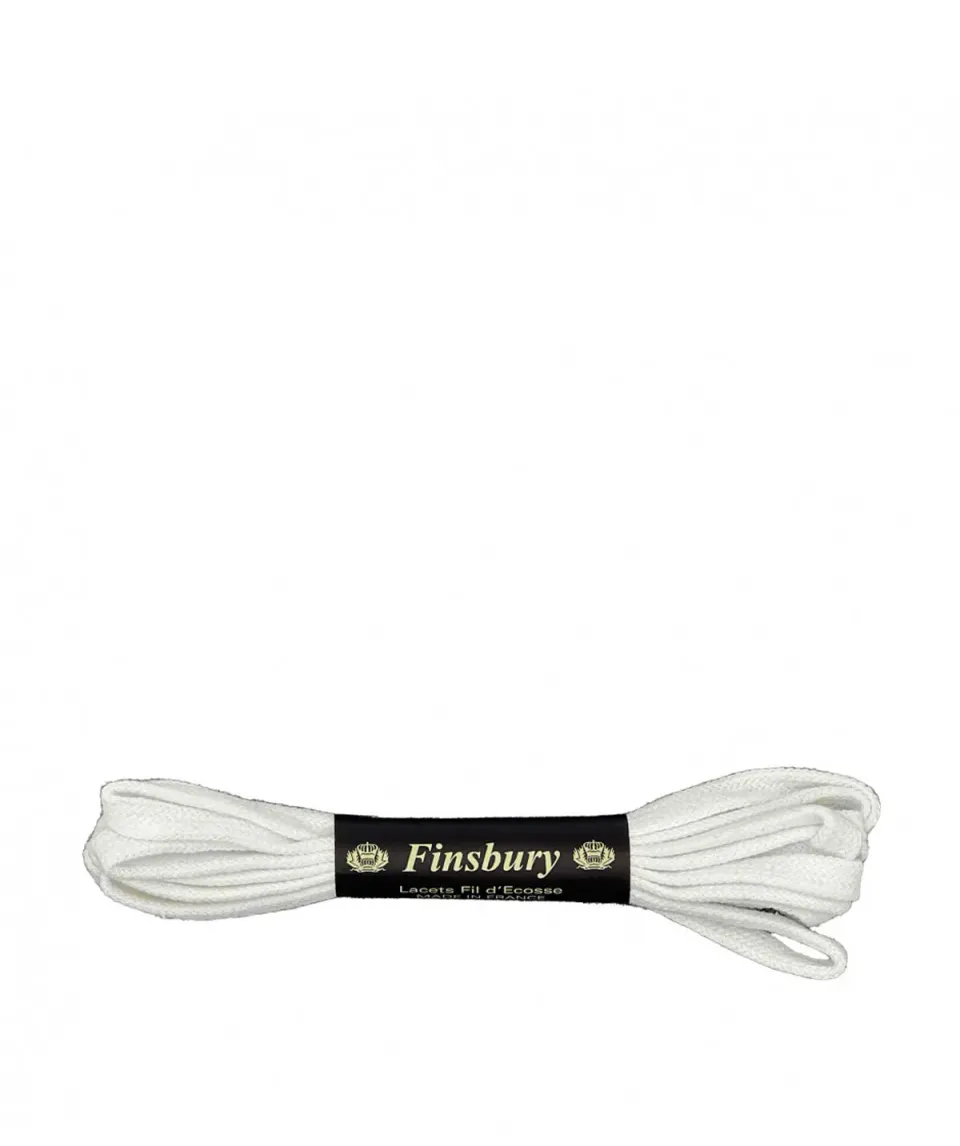 Finsbury Sneaker veters wit 120 cm katoen