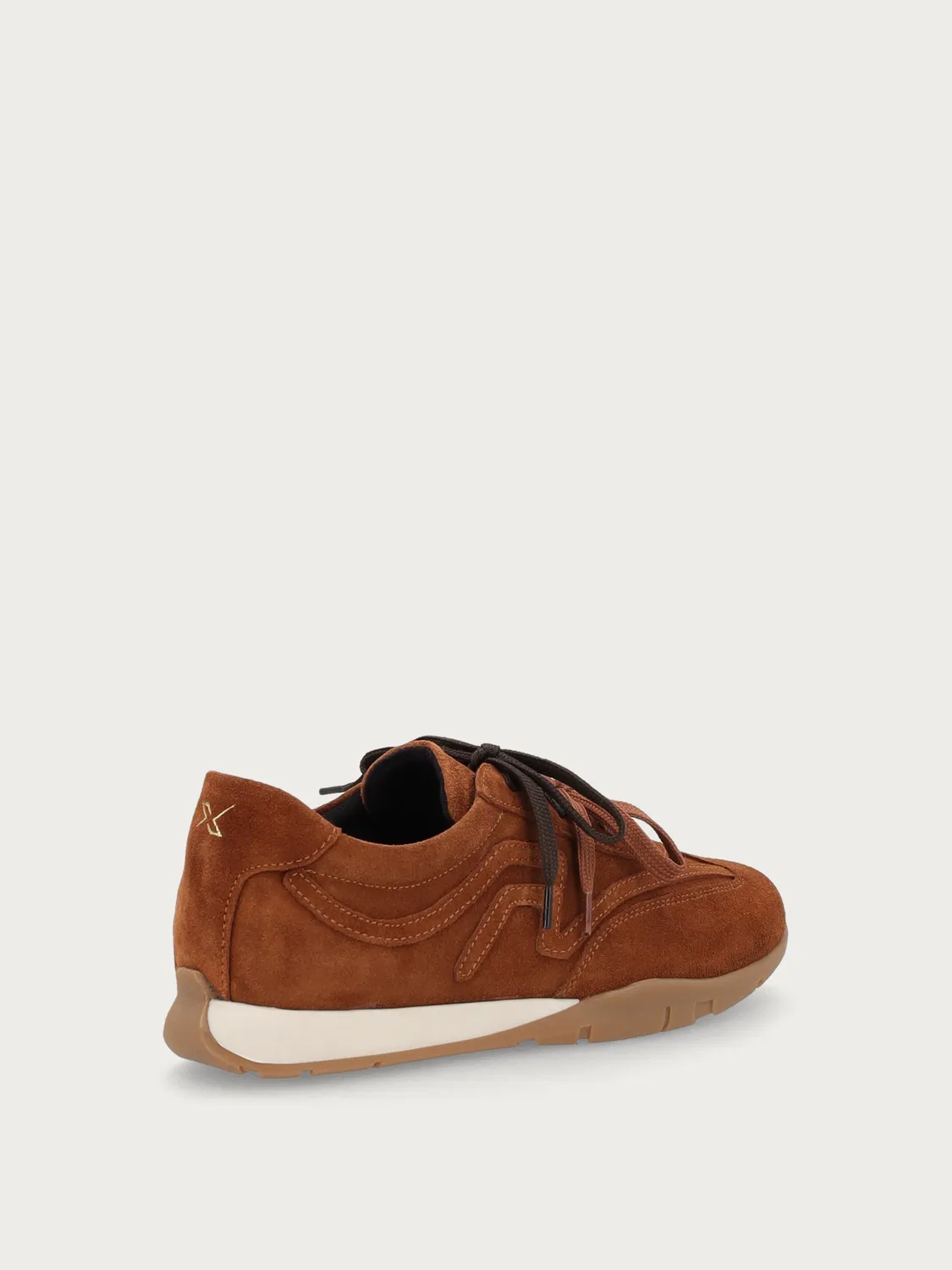 Frau Cross Hybrid sneakers lichtbruin suede dames