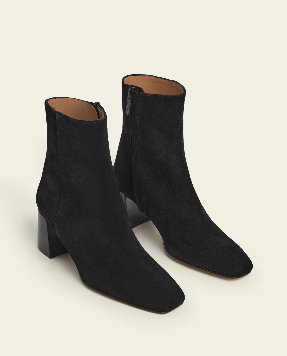 Flattered Cay Suede Black laarzen zwart suède