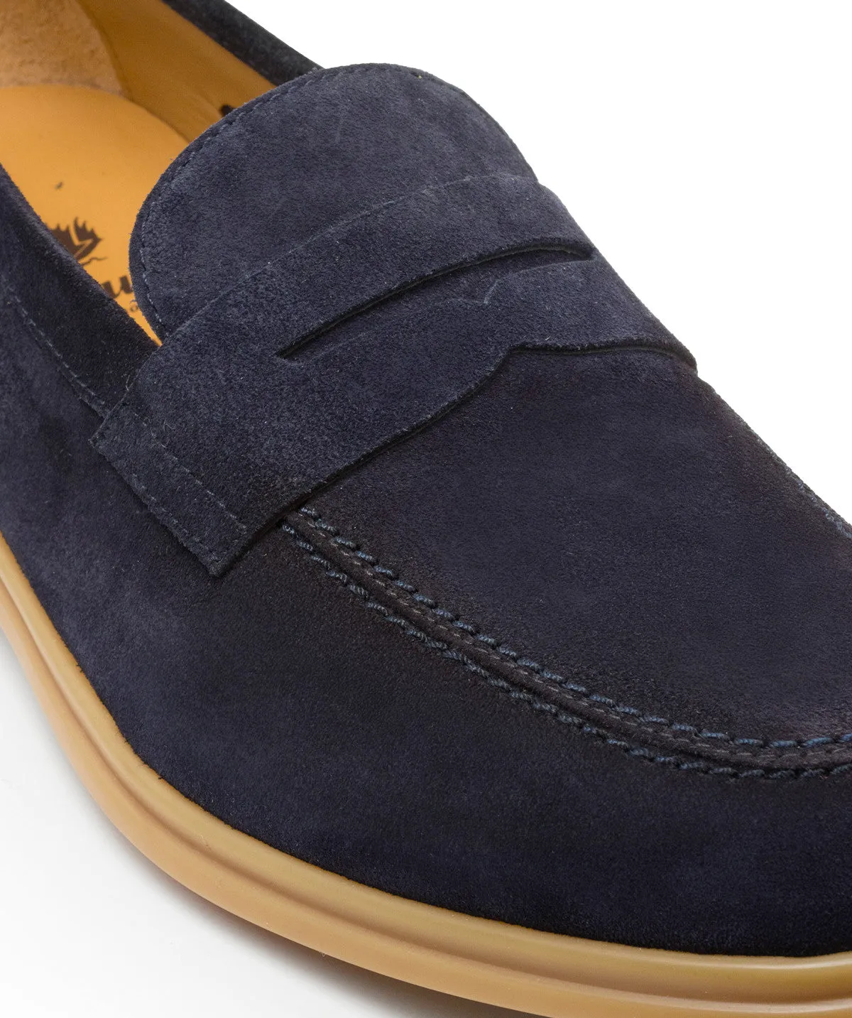 Finsbury Portobello loafer navy suède