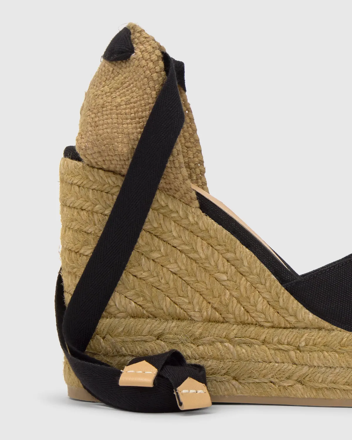 Castaner Chiara T/8ED/001 espadrilles zwart veters