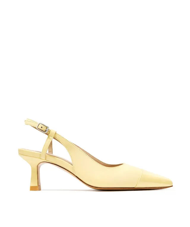 Finsbury Capri Pumps Citroengeel Leer Dames