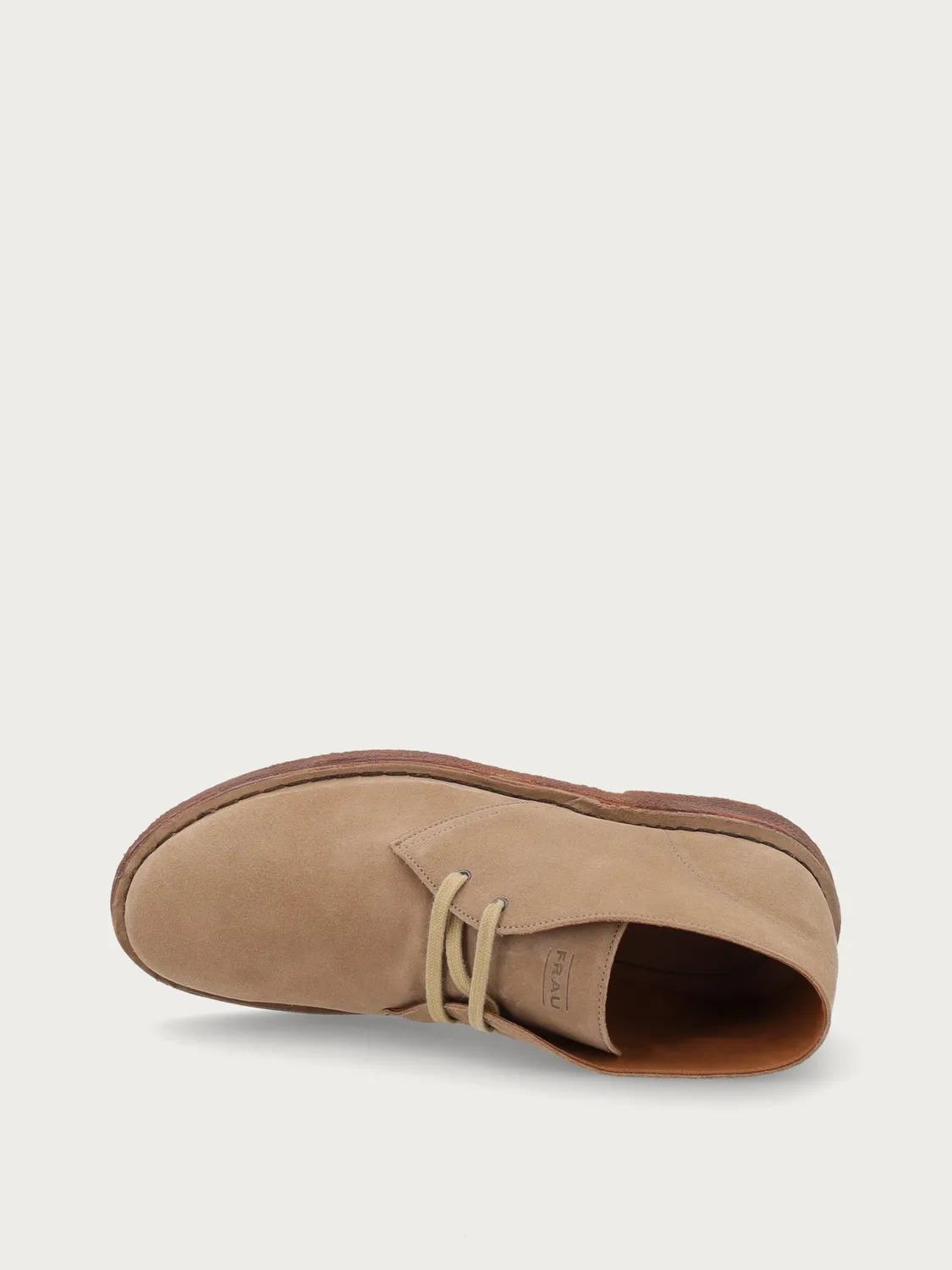 Frau Verona beige suede desert boots heren