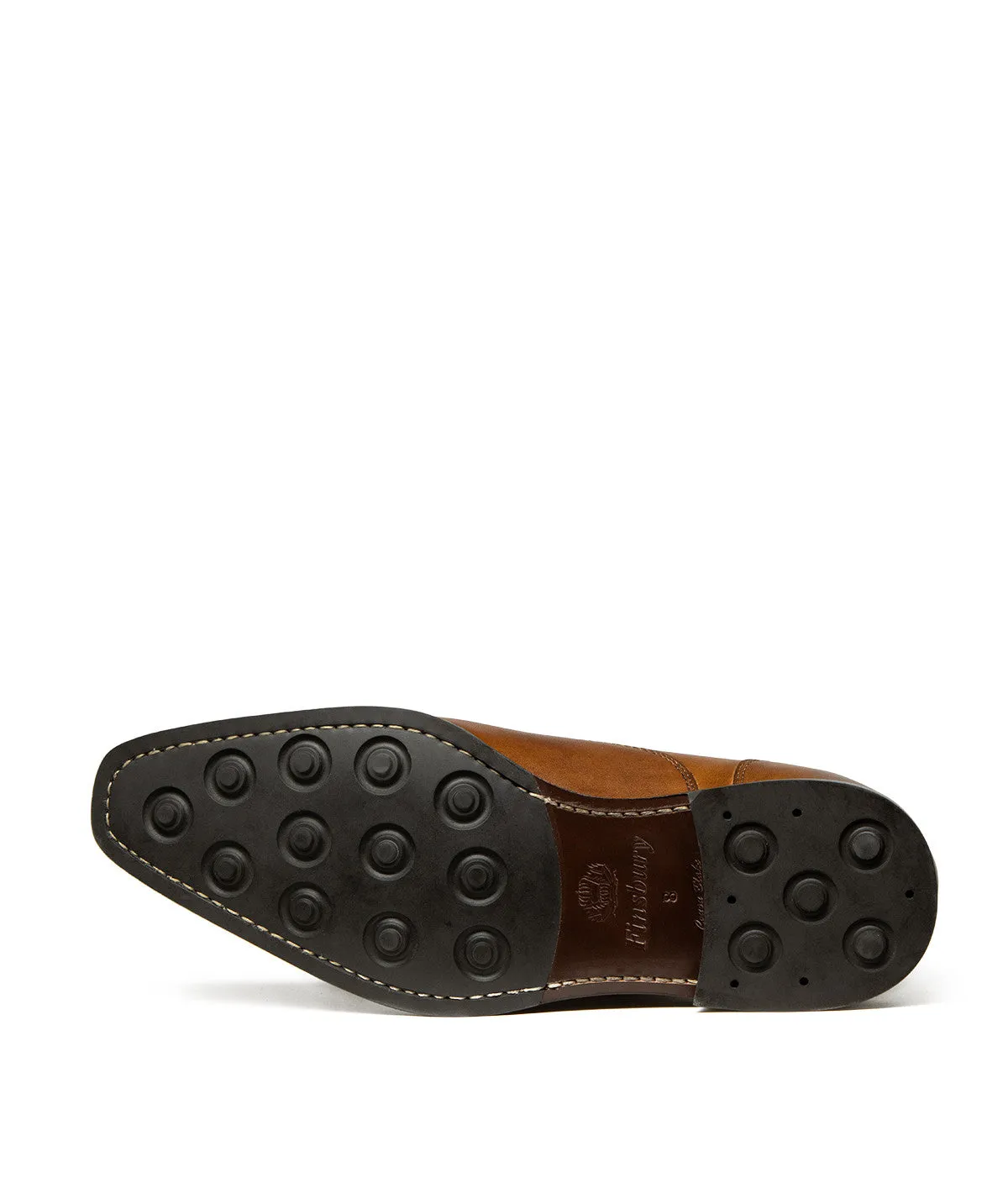 Finsbury Jersey oxfords bruin patina rubber zool
