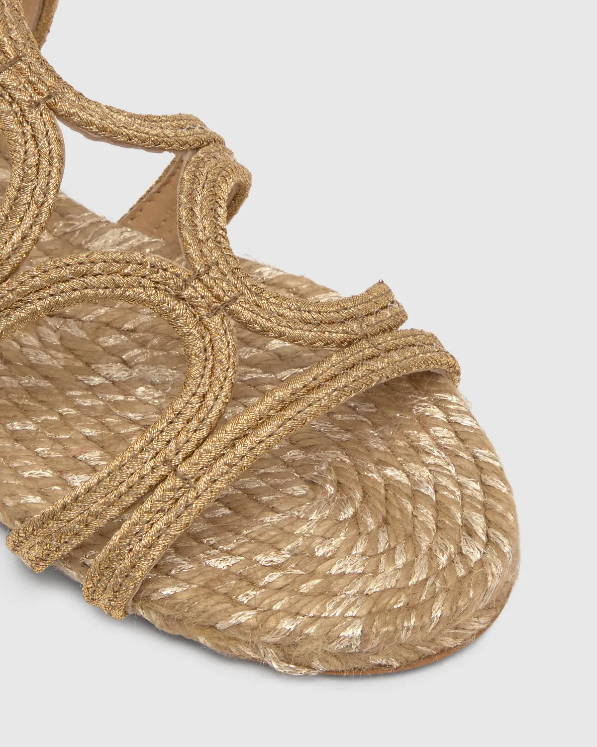 Castaner Pitra 266 platte sandaal oudgoud metallic
