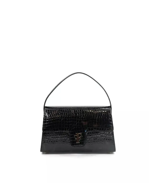 Finsbury FF23 tas bruin kroko-effect leer 23 cm