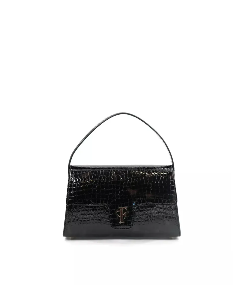 Finsbury FF23 tas bruin kroko-effect leer 23 cm