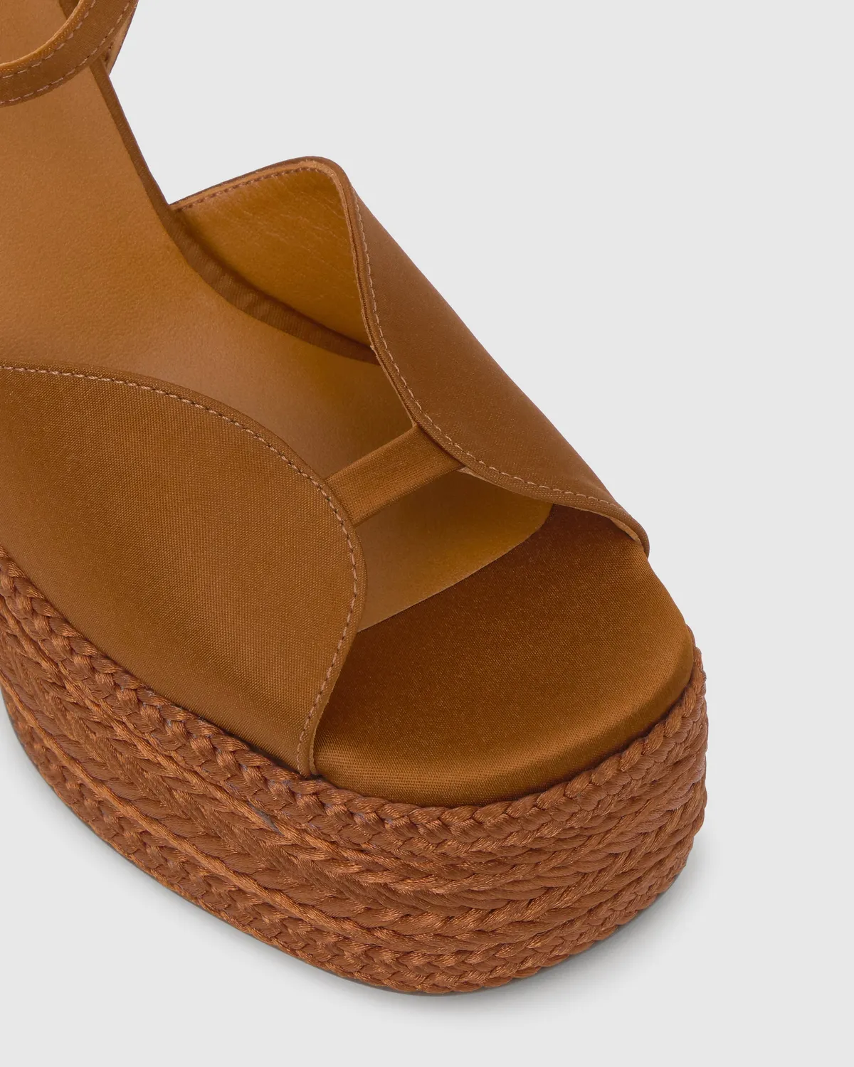 Castaner Fede/312 sandalen oker satijn hak 13 cm