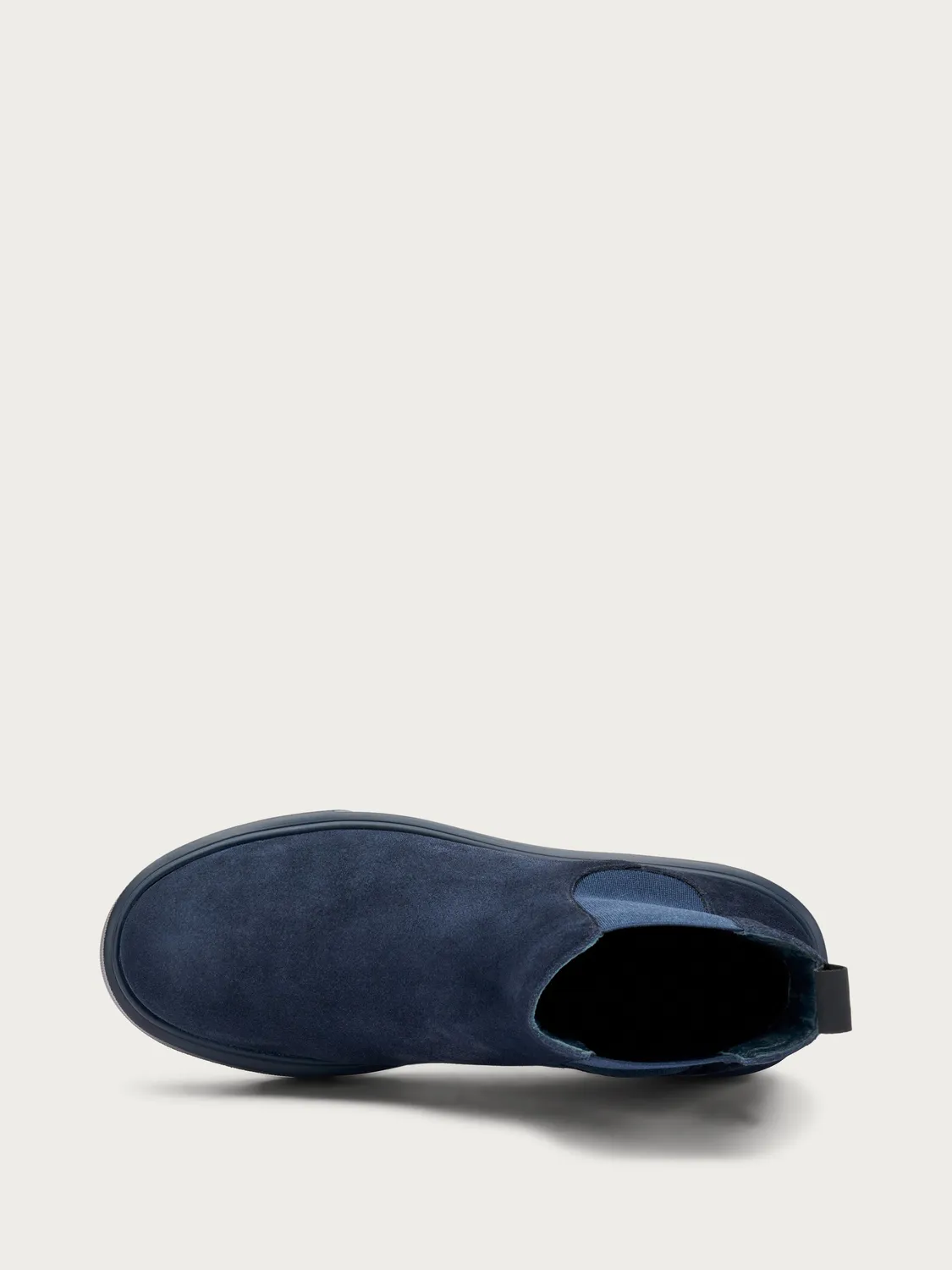 Frau Verona Beatle enkellaars blauw suède dames