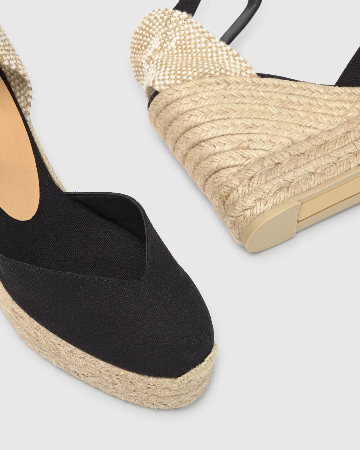 Castaner Chiarita 8ED 001 espadrille zwart