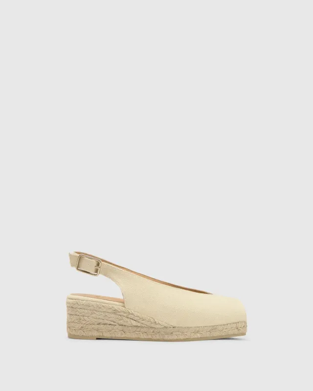 Castaner Dosalia/3/001 espadrilles ivoor wig