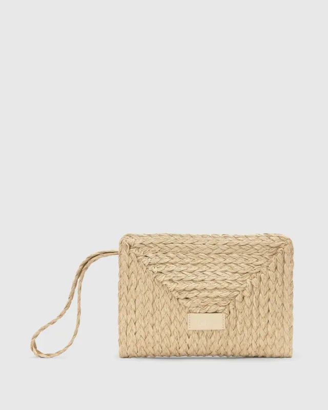 Castaner B. Bali 258 pochette raffia naturel rits