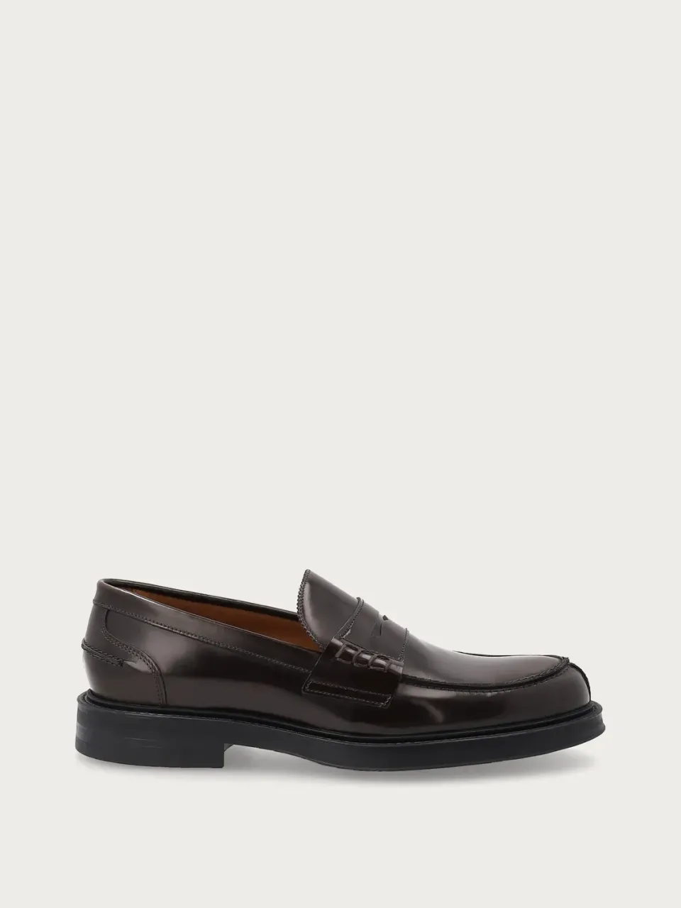 Frau Verona bruine brushed loafers heren varsity