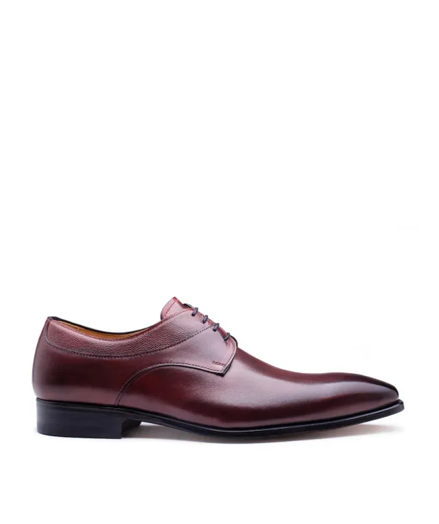 Finsbury Umberto derby bordeaux patina