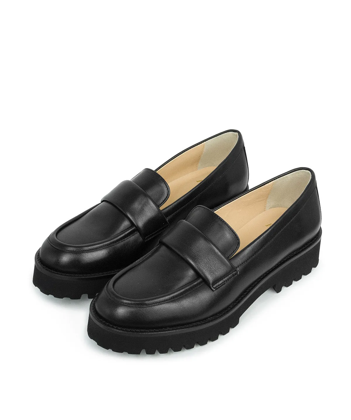 Finsbury Adele loafers zwart leer