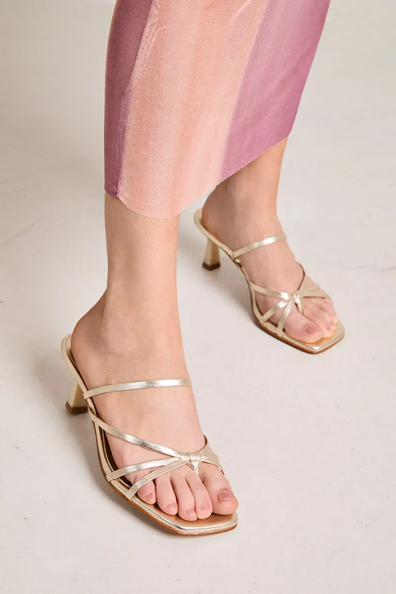 Bryan Stepwise Manila sandalen pearl beige hak