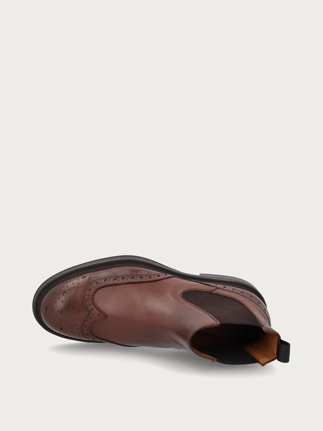 Frau Verona Beatle boots bruin leer heren wingtip