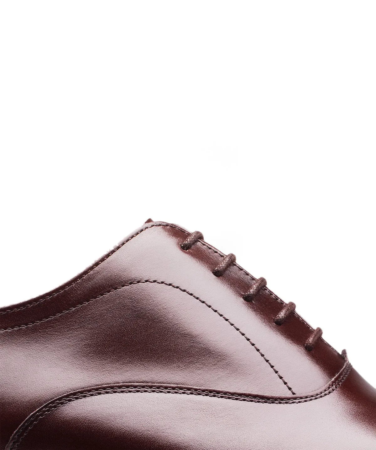 Finsbury Whitney oxford schoenen donkerbruin glad leer