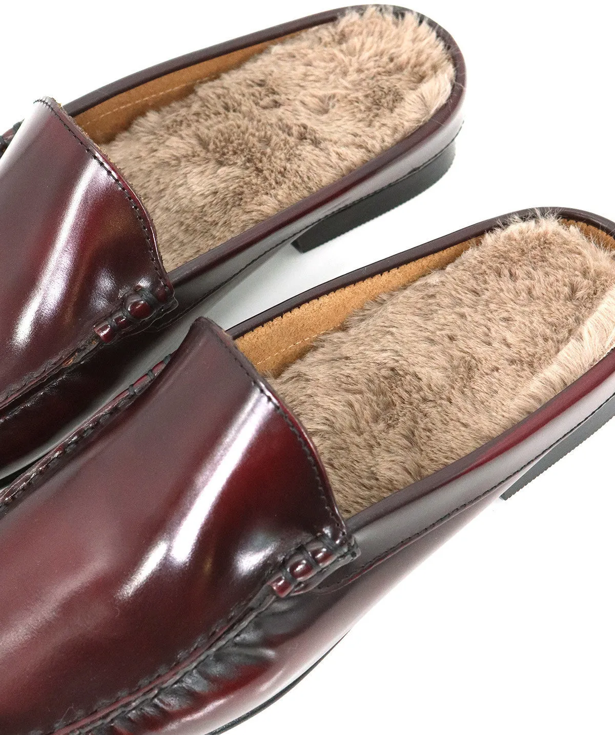 Finsbury Marion bordeaux leren loafer muiltjes