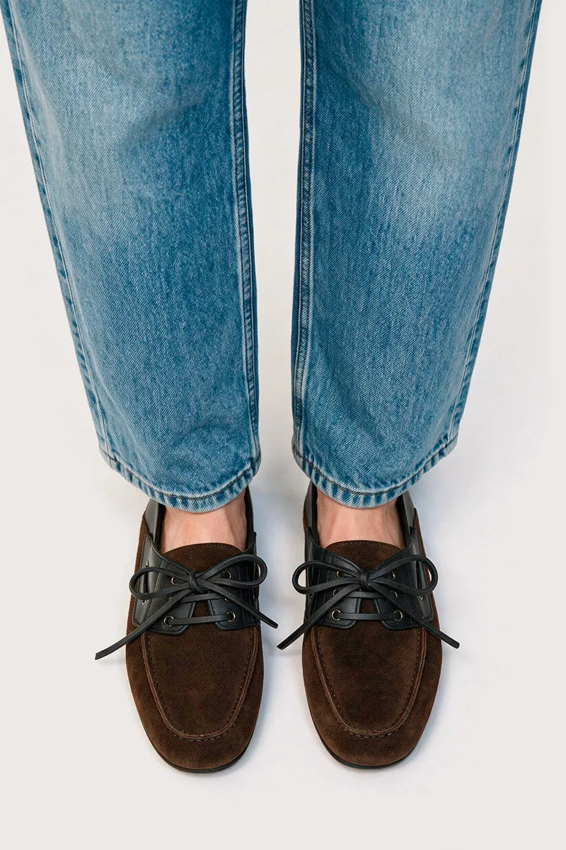 Bryan Stepwise Yale bootschoenen cacao bicolor leer