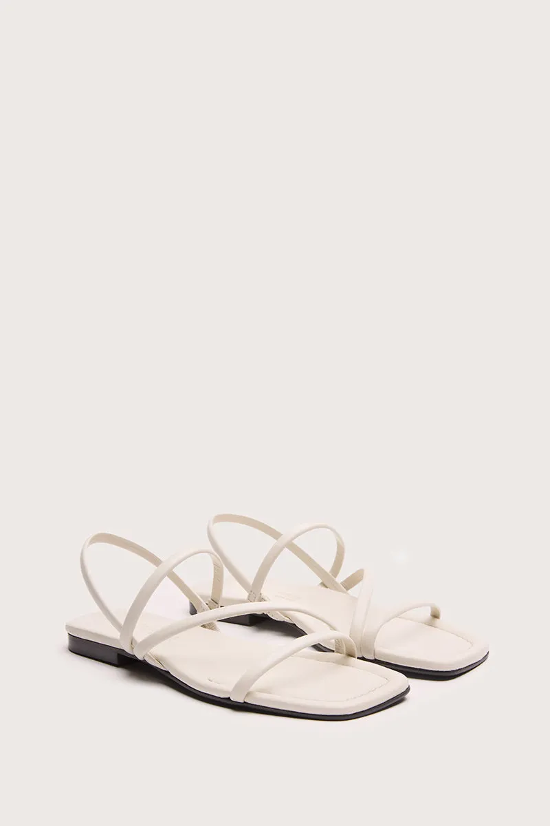 Bryan Stepwise Roma sandalen ivory enkelband