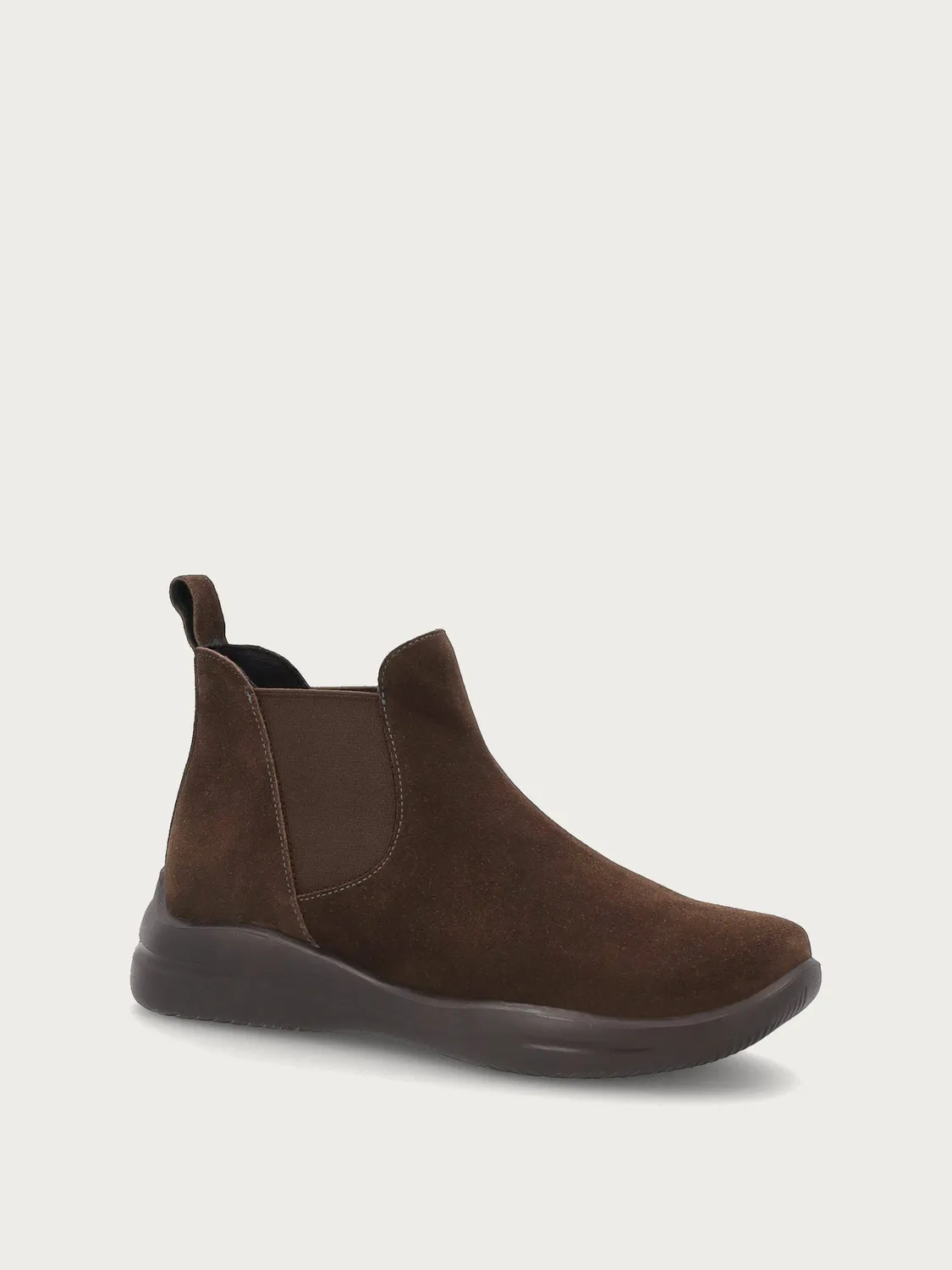 Frau Comfort Tech bruine suède beatle boots dames