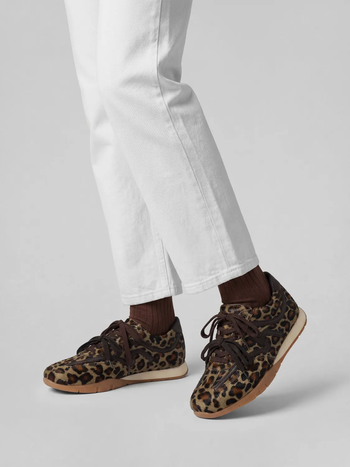 Frau Cross Hybrid vintage sneakers dierenprint groen dames