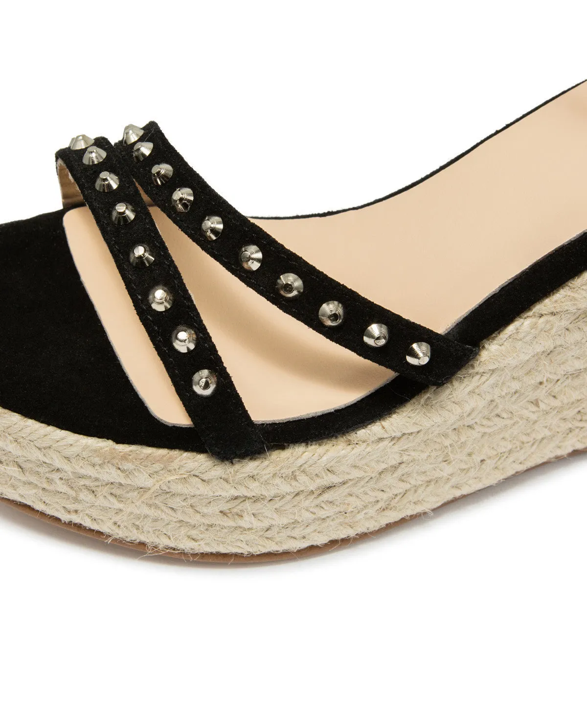 Finsbury Camille sleehaksandaal zwart suède 8 cm