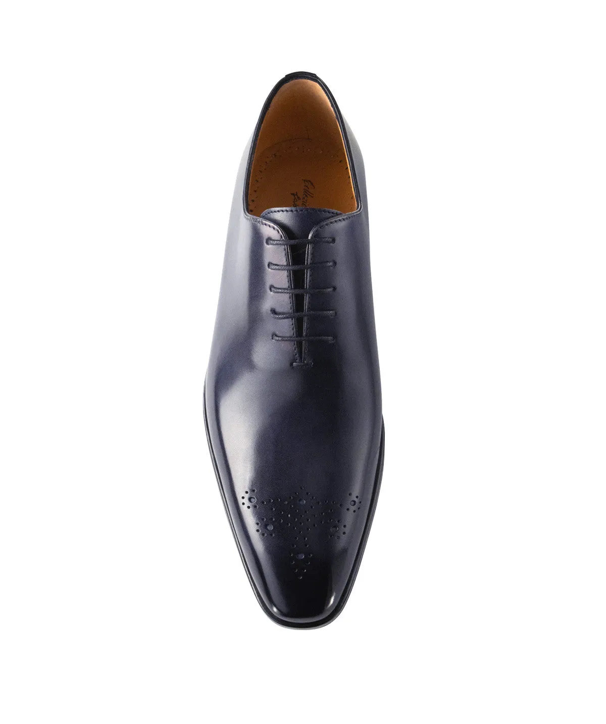 Finsbury Vasco oxford blauw leer heren midnight